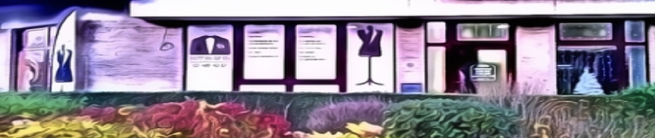 winkelzicht in cartoon,vue magasin en dessin animé